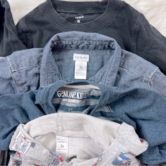 Carter's Genuine Kids from Oshkosh 3T boy fall winter Shirts Pants Halloween - Picture 6 of 8